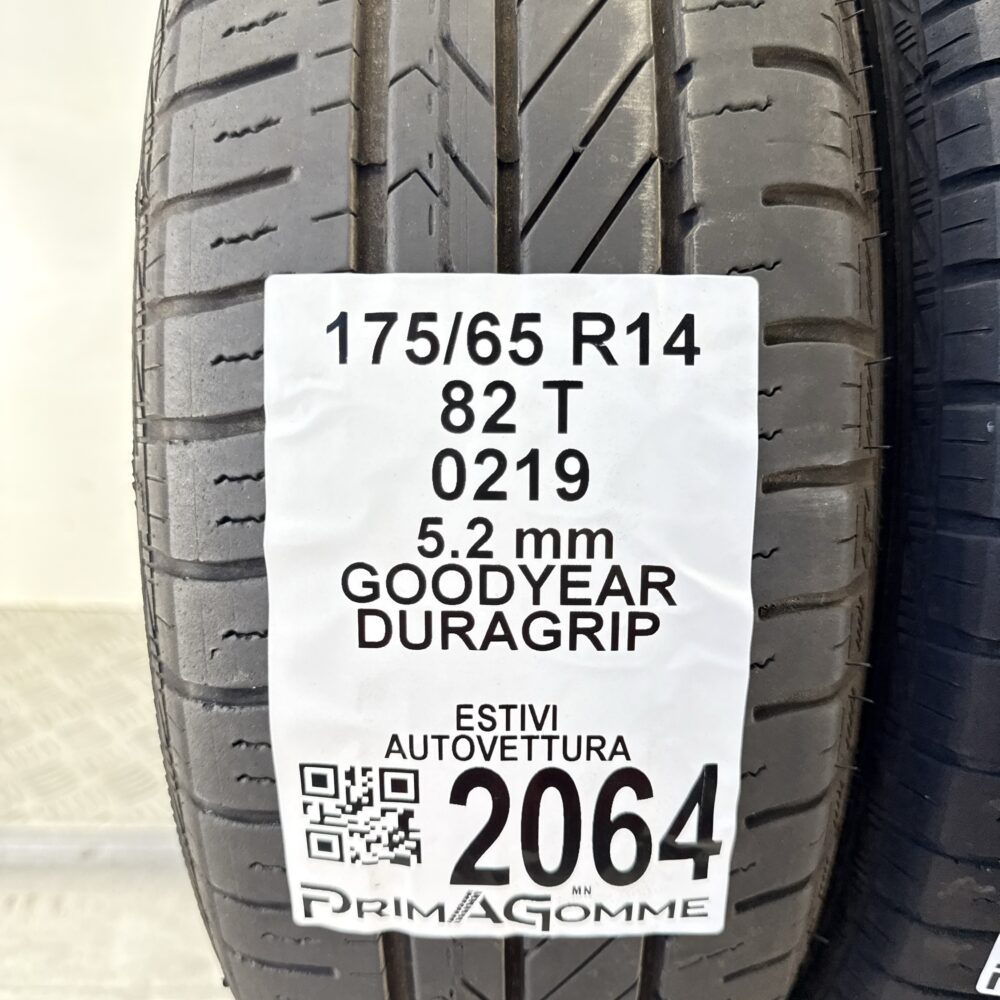 Pneumatici Usati 175 65 R14 82T GOODYEAR DURAGRIP 74% Estive | Gomme Usate | PrimaGomme.it Pneumatici usati 175 65 R14 GOODYEAR DURAGRIP - foto 7