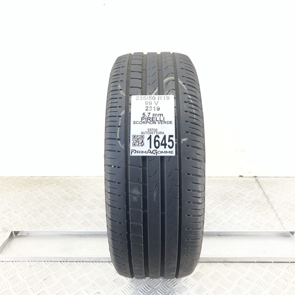 Gomma Usata 235 50 R19 99V Pirelli Scorpion Verde 81% Estiva | Gomme Usate | PrimaGomme.it Gomma Usata 235 50 R19 99V Pirelli Scorpion Verde 81% Estiva