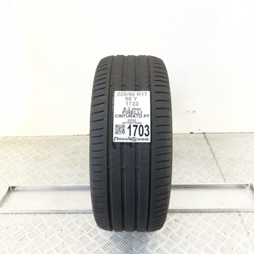 Pneumatico Usato 225 50 R17 98Y Pirelli Cinturato P7 Estivo