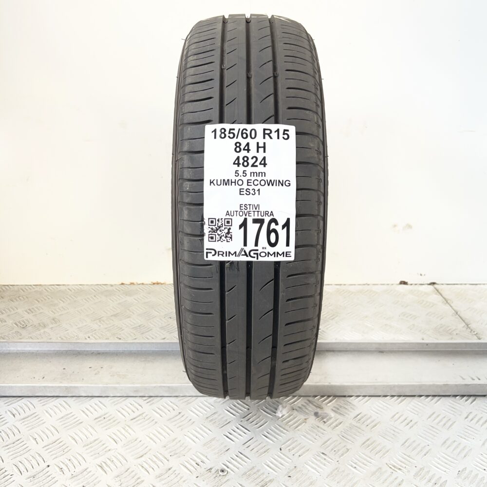 Pneumatico Usato 185 60 R15 84H Kumho Ecowing ES31 79% Estivo | Gomme Usate | PrimaGomme.it Pneumatico usato 185 60 R15 Kumho Ecowing ES31 - foto 7