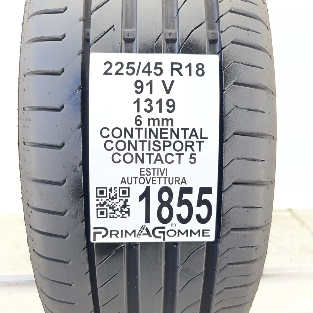 Pneumatico Usato 225 45 R18 91V CONTINENTAL ContiSportContact 5 86% Estivo | Gomme Usate | PrimaGomme.it Pneumatico usato 225 45 R18 CONTINENTAL ContiSportContact 5 - foto 7