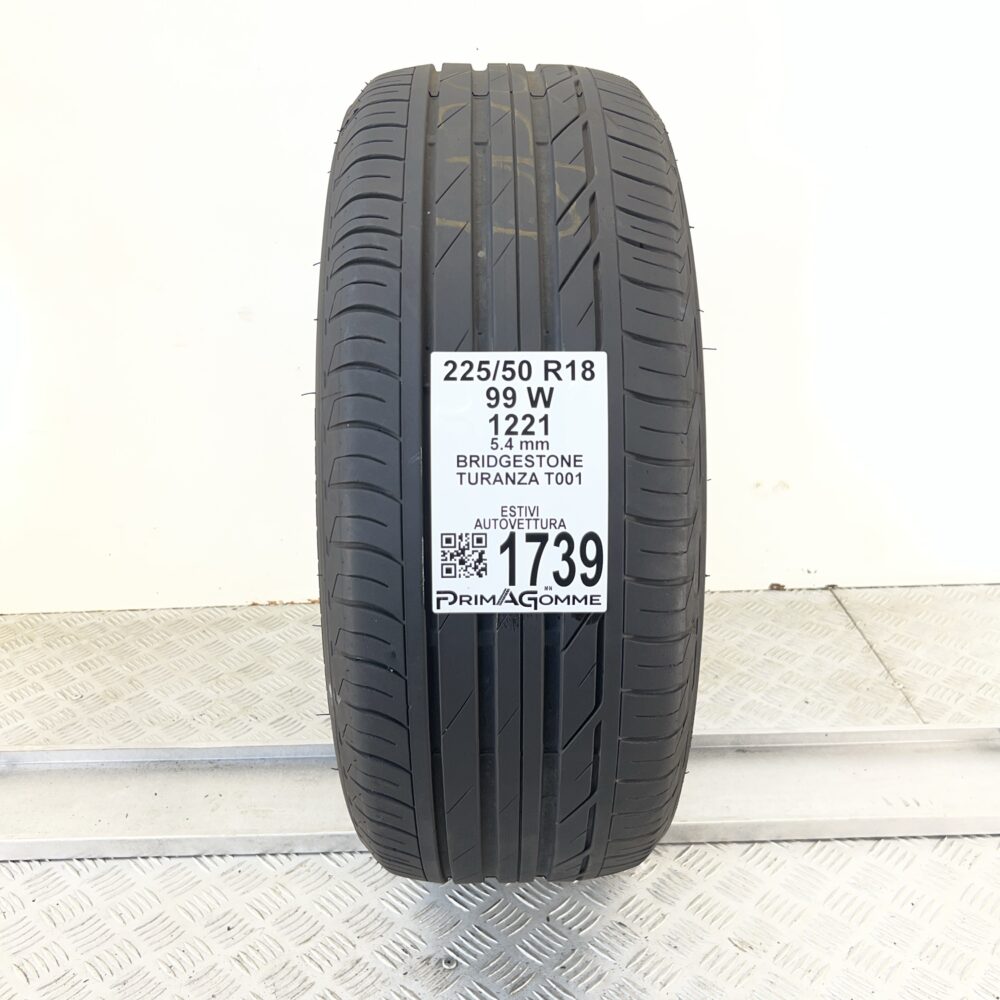 Pneumatico Usato 225 50 R18 99W BRIDGESTONE Turanza T001 77% Estivo | Gomme Usate | PrimaGomme.it Pneumatico usato 225 50 R18 BRIDGESTONE Turanza T001 - foto 6