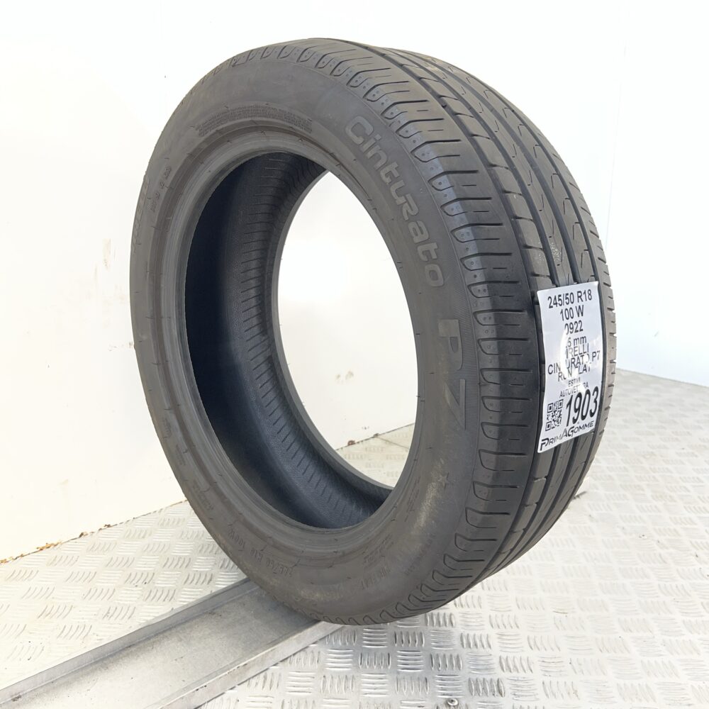 Pneumatico Usato 245 50 R18 100W Pirelli Cinturato P7 RunFlat Estivo | Gomme Usate | PrimaGomme.it Pneumatico usato 245 50 R18 Pirelli Cinturato P7