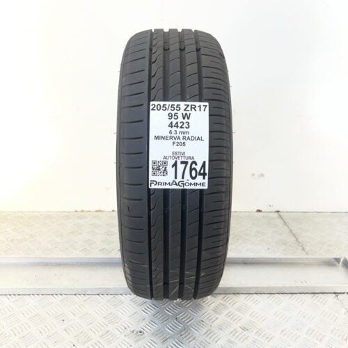 Pneumatico Usato 205 55 ZR17 95W Minerva Radial F205 90% Estivo