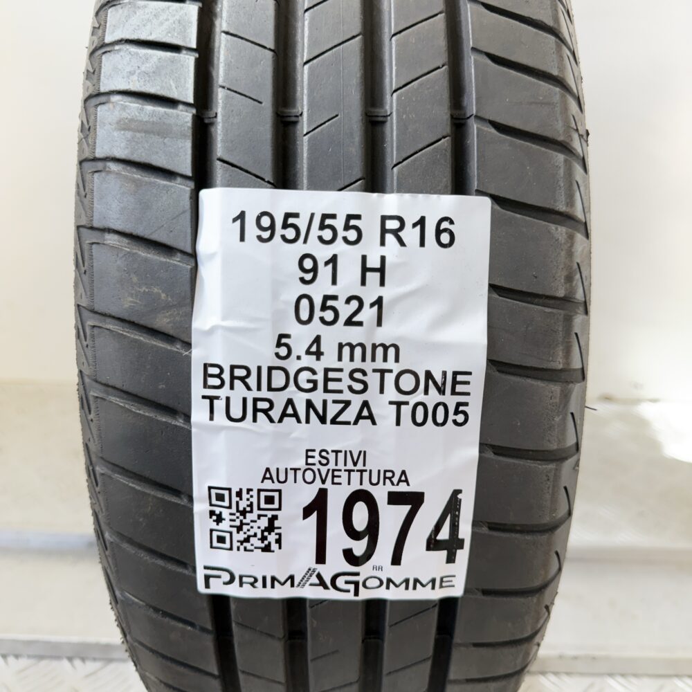 Pneumatico Usato 195 55 R16 91H Bridgestone Turanza T005 77% Estivo | Gomme Usate | PrimaGomme.it Pneumatico usato 195 55 R16 Bridgestone Turanza T005 - foto 6