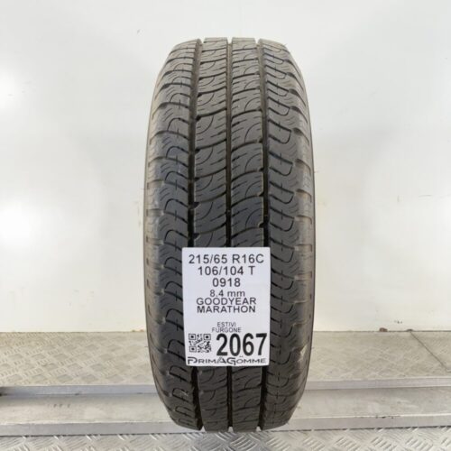 Pneumatico Usato 215 65 R16C 106/104T Goodyear Marathon 93% Estivo