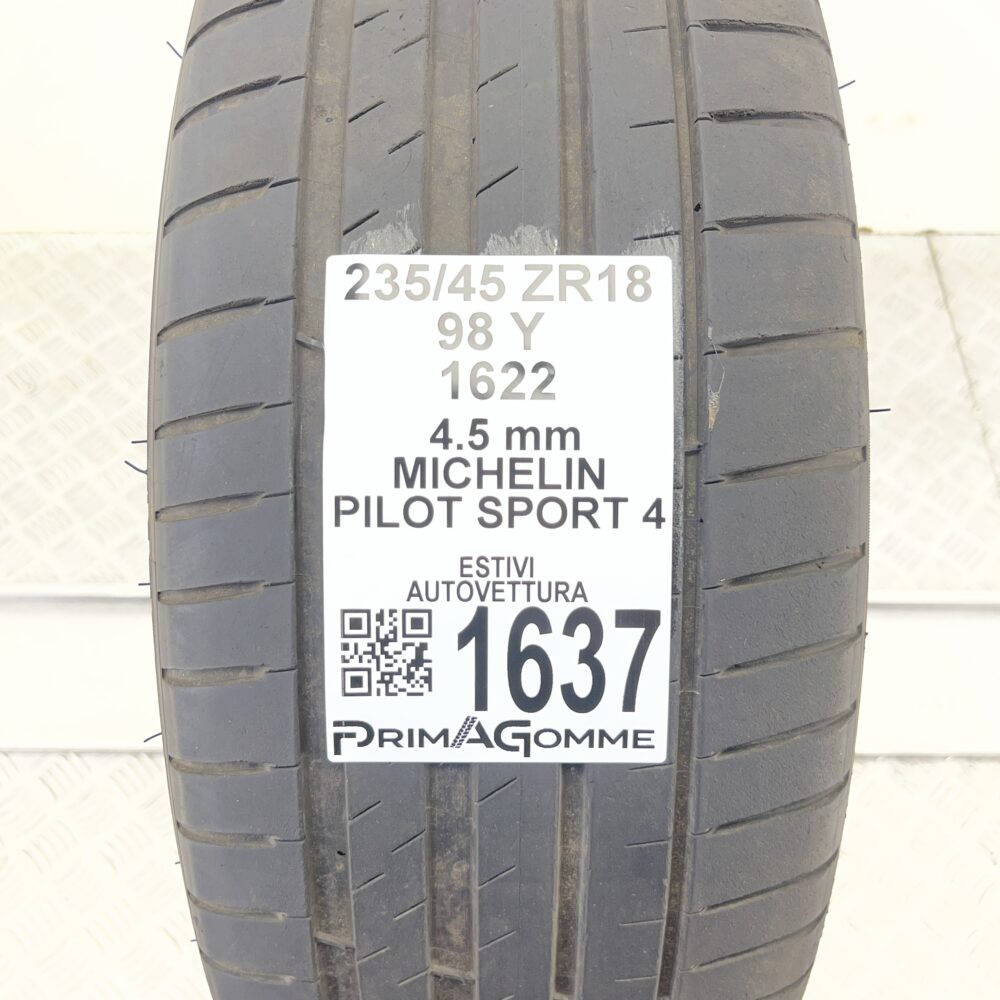 Pneumatico Usato 235 45 ZR18 98Y Michelin Pilot Sport 4 Estivo | Gomme Usate | PrimaGomme.it Pneumatico usato 235 45 ZR18 Michelin Pilot Sport 4 - foto 7