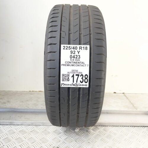 Pneumatico Usato 225 40 R18 92Y Continental PremiumContact 7 71% Estivo
