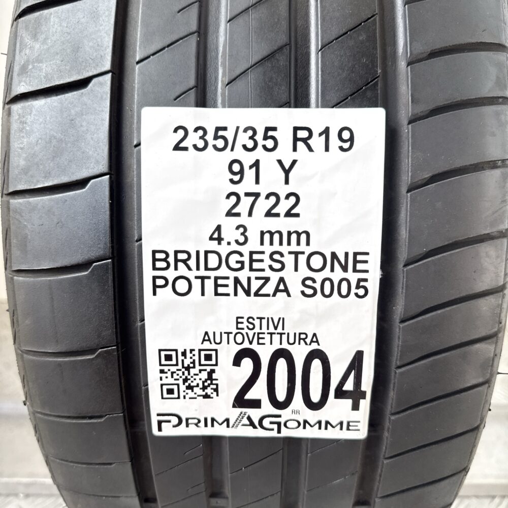 Pneumatico Usato 235 35 R19 91Y Bridgestone Potenza S005 Estivo | Gomme Usate | PrimaGomme.it Pneumatico usato 235 35 R19 Bridgestone Potenza S005 - foto 6