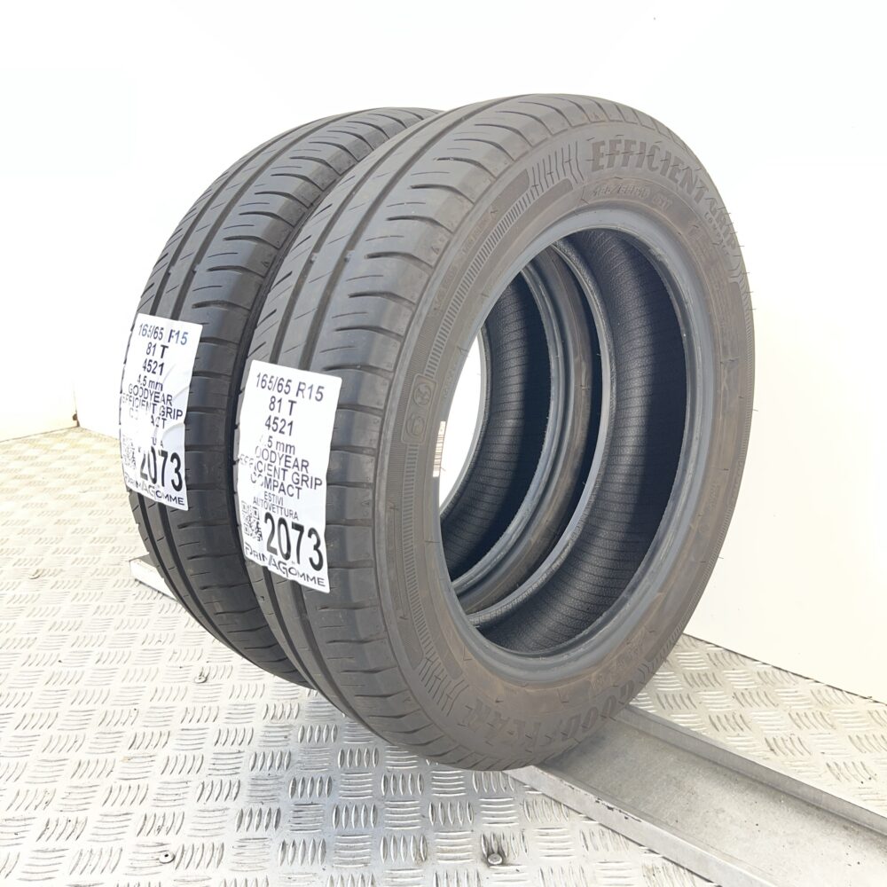 Pneumatici Usati 165 65 R15 81T Goodyear Efficient Grip Compact Estive | Gomme Usate | PrimaGomme.it Pneumatici usati 165 65 R15 Goodyear Efficient Grip Compact - foto 3