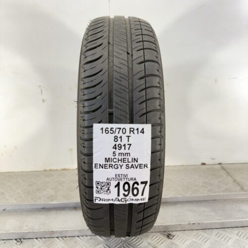 Pneumatico Usato 165 70 R14 81T Michelin Energy Saver 71% Estivo