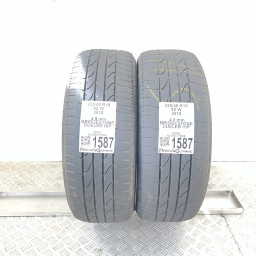 Gomme Usate 225 45 R19 92W Bridgestone Dueler H/P 68% Estive