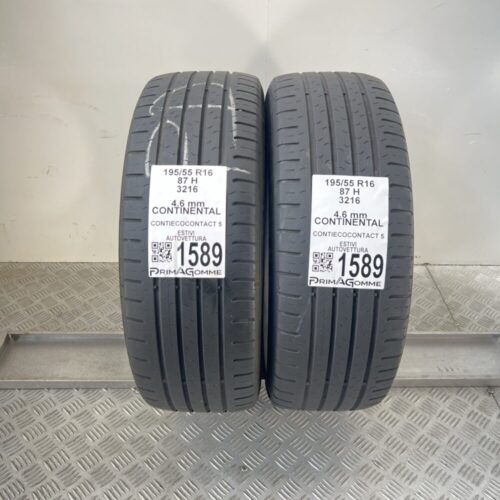 Gomme Usate 195 55 R16 87H Continental ContiEcoContact 5 Estive