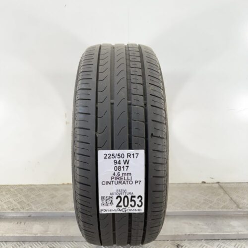 Pneumatico Usato 225 50 R17 94W Pirelli Cinturato P7 Estivo