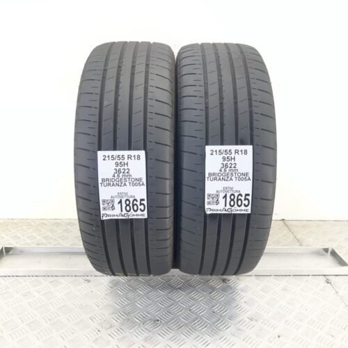 Pneumatici Usati 215 55 R18 95H BRIDGESTONE Turanza T005A Estive
