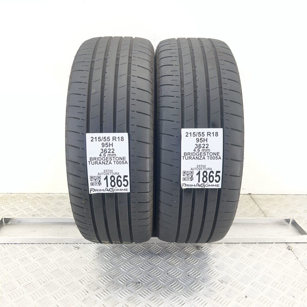 Pneumatici Usati 215 55 R18 95H BRIDGESTONE Turanza T005A Estive | Gomme Usate | PrimaGomme.it Pneumatici usati 215 55 R18 BRIDGESTONE Turanza T005A - foto 7