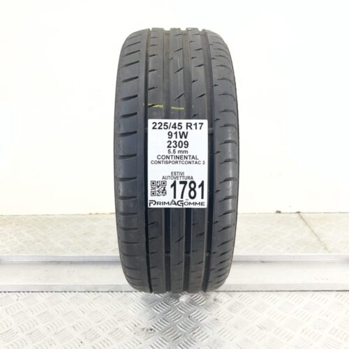 Pneumatico Usato 225 45 R17 91W Continental ContiSportContact 3 79% Estivo