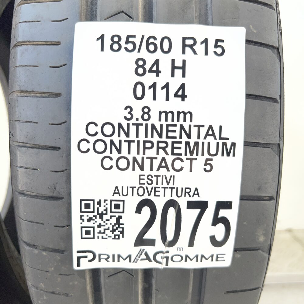 Pneumatici Usati 185 60 R15 84H Continental ContiPremiumContact 5 Estive | Gomme Usate | PrimaGomme.it Pneumatici usati 185 60 R15 Continental ContiPremiumContact 5 - foto 8