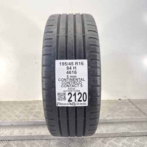 Pneumatico Usato 195 45 R16 84H Continental ContiEcoContact 5 71% Estivo