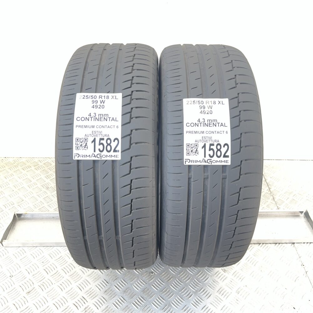 Gomme Usate 225 50 R18 XL 99W Continental Premium Contact 6 Estive | Gomme Usate | PrimaGomme.it Gomme Usate 225 50 R18 XL 99W Continental Premium Contact 6 Estive