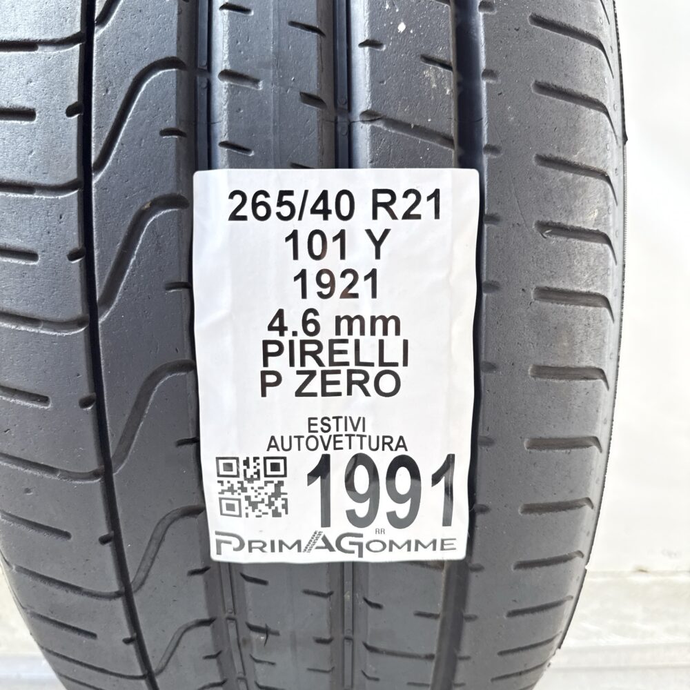 Pneumatico Usato 265 40 R21 101Y Pirelli P Zero Estivo | Gomme Usate | PrimaGomme.it Pneumatico usato 265 40 R21 Pirelli P Zero - foto 5