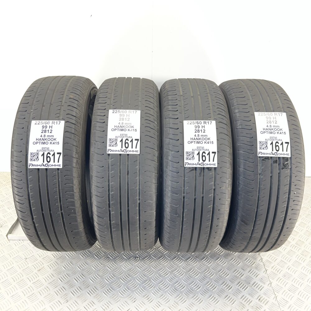 Pneumatico Usato 225 60 R17 99H Hankook Optimo K415 Estivo | Gomme Usate | PrimaGomme.it Pneumatico usato 225 60 R17 Hankook Optimo K415 - foto 10