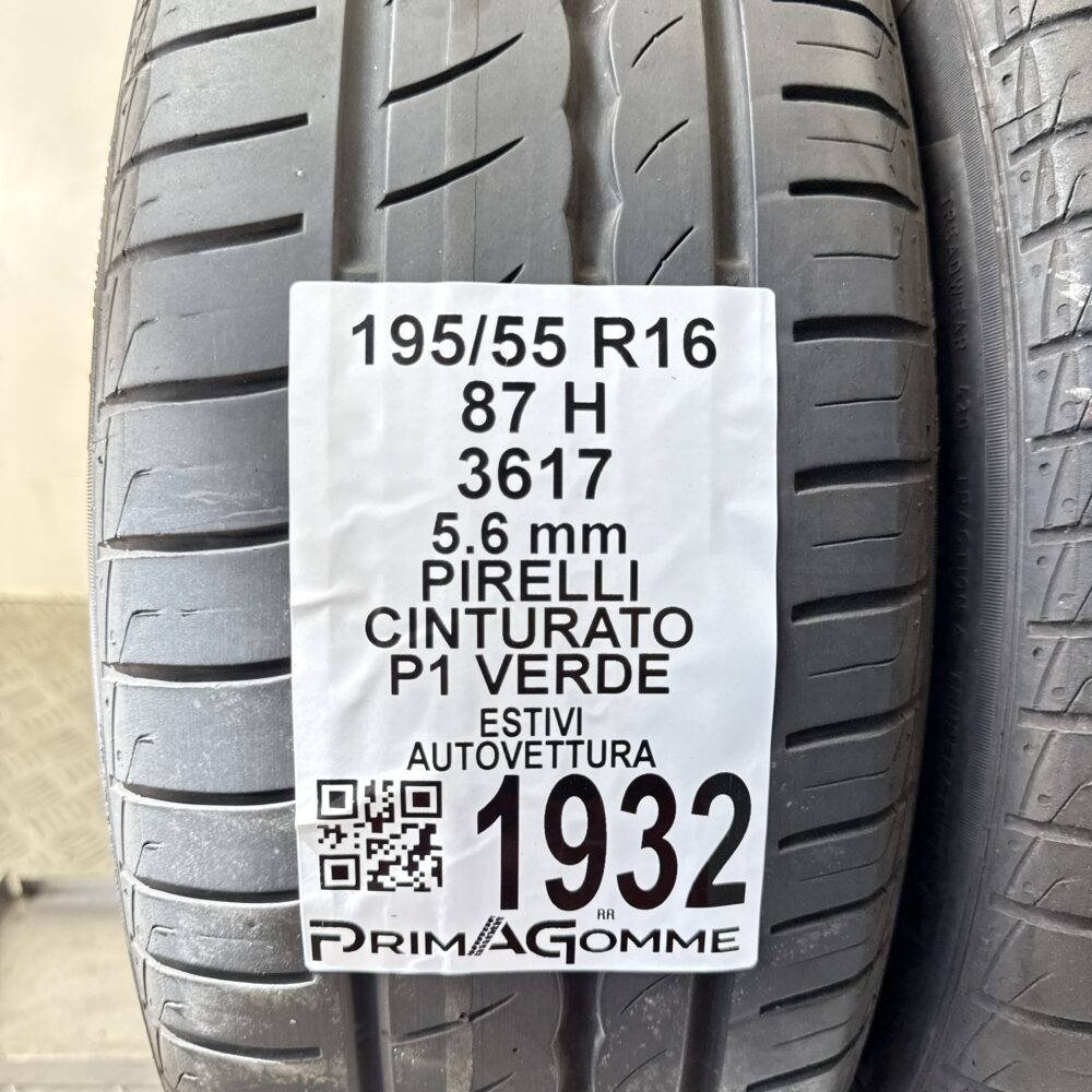 Pneumatici Usati 195 55 R16 87H Pirelli Cinturato P1 Verde 80% Estive | Gomme Usate | PrimaGomme.it Pneumatici usati 195 55 R16 Pirelli Cinturato P1 Verde - foto 7