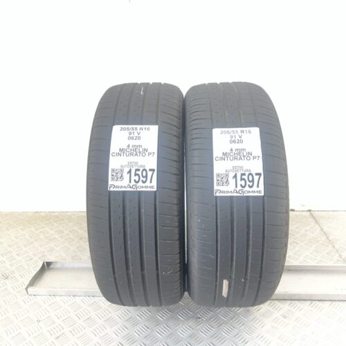 Gomme Usate 205 55 R16 91V Michelin Cinturato P7 Estive