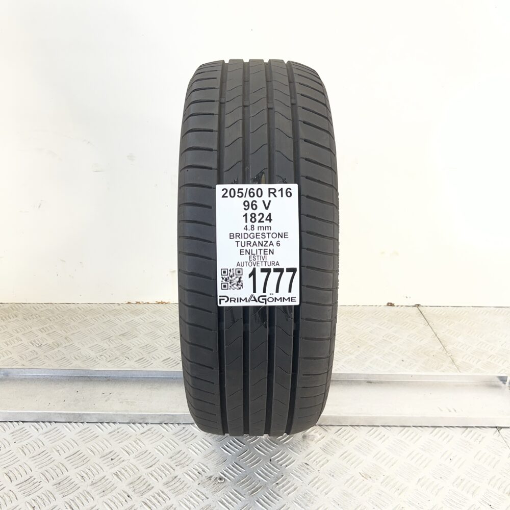 Pneumatico Usato 205 60 R16 96V Bridgestone Turanza 6 Enliten Estivo | Gomme Usate | PrimaGomme.it Pneumatico usato 205 60 R16 Bridgestone Turanza 6 Enliten - foto 6