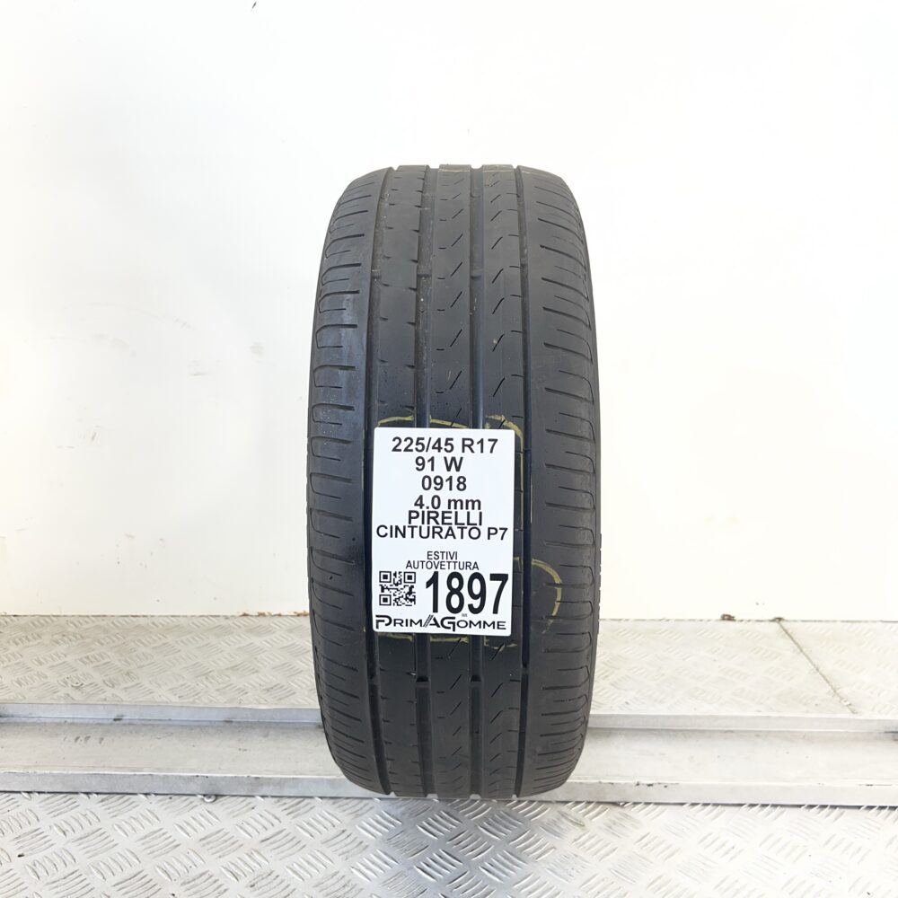 Pneumatico Usato 225 45 R17 91W Pirelli Cinturato P7 Estivo | Gomme Usate | PrimaGomme.it Pneumatico usato 225 45 R17 Pirelli Cinturato P7 - foto 6