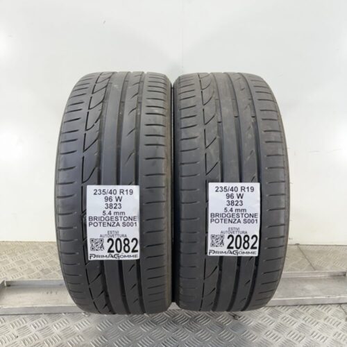 Pneumatici Usati 235 40 R19 96W Bridgestone Potenza S001 77% Estive