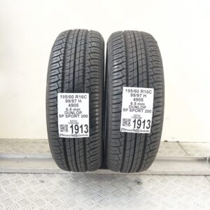Pneumatici Usati 195 60 R16C 99/97H Dunlop SP Sport 200 72% Estive