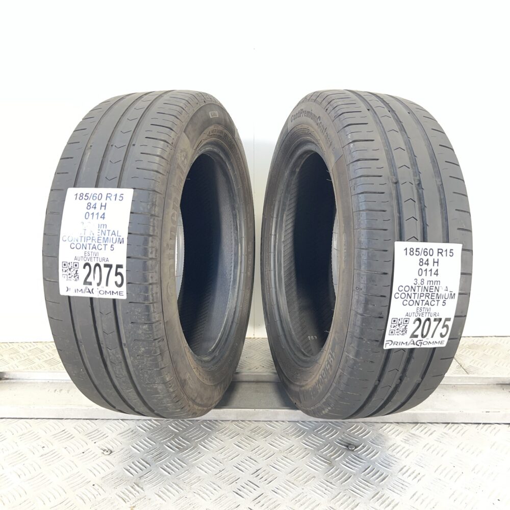 Pneumatici Usati 185 60 R15 84H Continental ContiPremiumContact 5 Estive | Gomme Usate | PrimaGomme.it Pneumatici usati 185 60 R15 Continental ContiPremiumContact 5