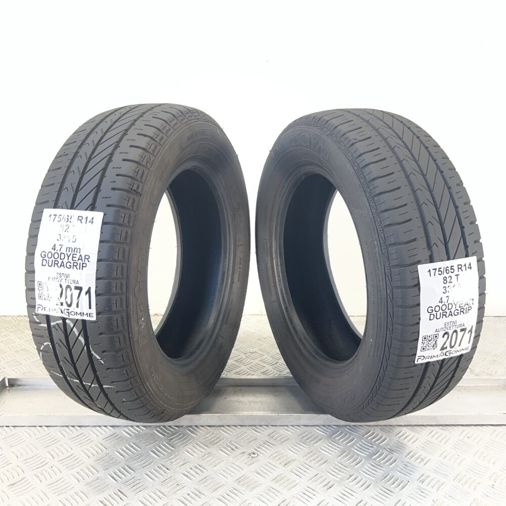 Pneumatici Usati 175 65 R14 82T Goodyear Duragrip Estive | Gomme Usate | PrimaGomme.it Pneumatici usati 175 65 R14 Goodyear Duragrip