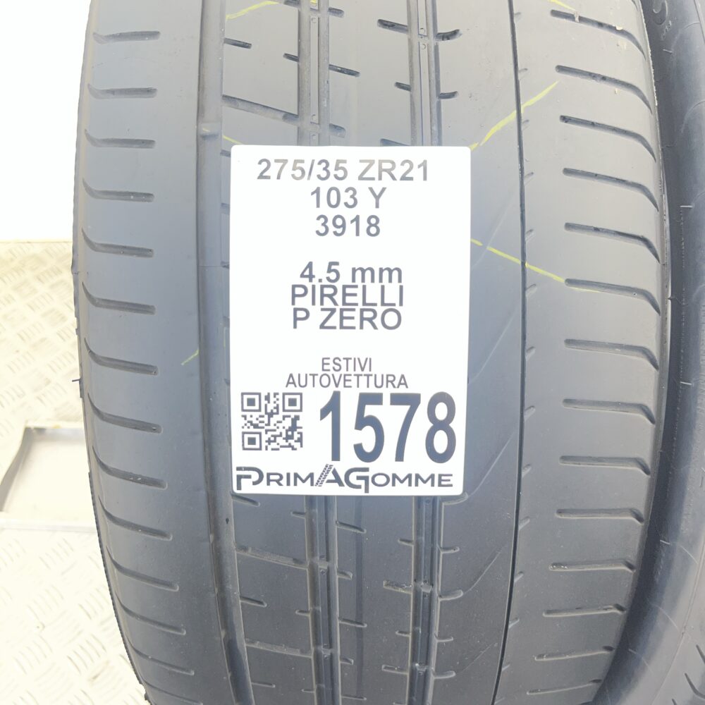 Gomme Usate 275 35 ZR21 103Y Pirelli P Zero Estive | Gomme Usate | PrimaGomme.it Gomme Usate 275 35 ZR21 103Y Pirelli P Zero Estive - immagine 2