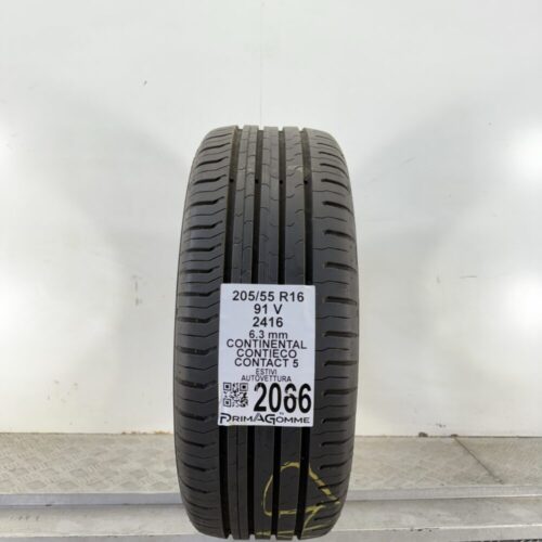 Pneumatico Usato 205 55 R16 91V Continental ContiEco Contact 5 90% Estivo
