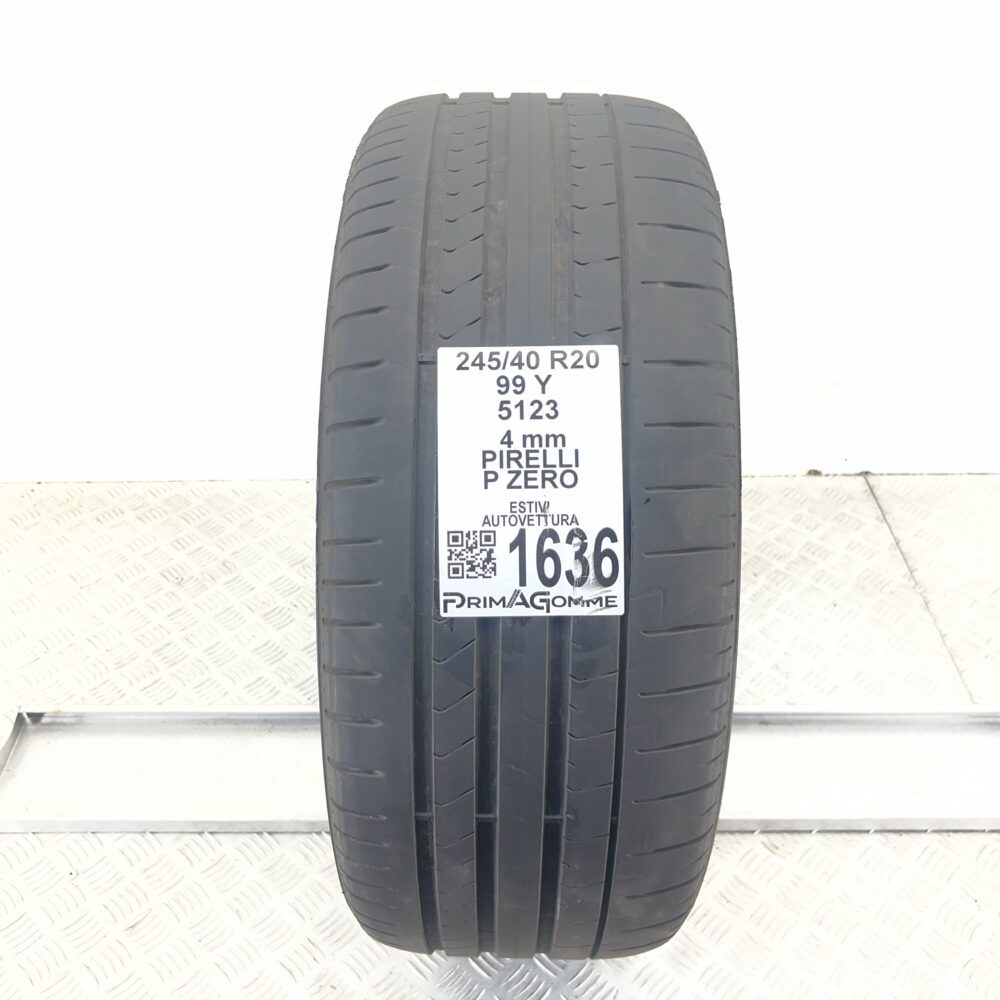 Pneumatico Usato 245 40 R20 99Y Pirelli P Zero Estivo | Gomme Usate | PrimaGomme.it Pneumatico usato 245 40 R20 Pirelli P Zero - foto 6