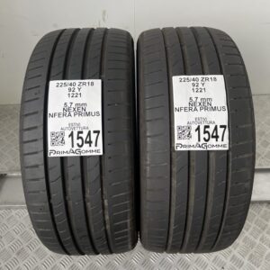 Gomme Usate 225 40 ZR18 92Y Nexen Nfera Primus 78% Estive