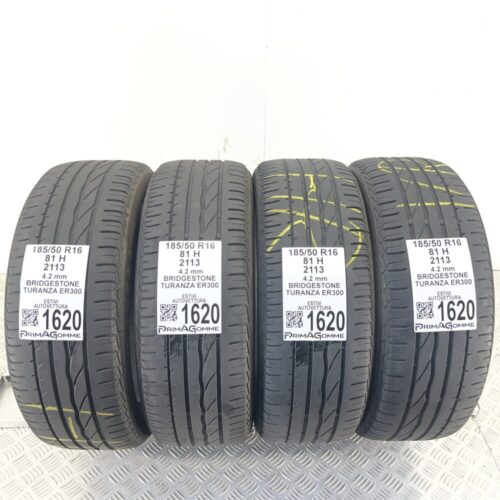 Gomme Usate 185 50 R16 81H Bridgestone Turanza ER300 Estive