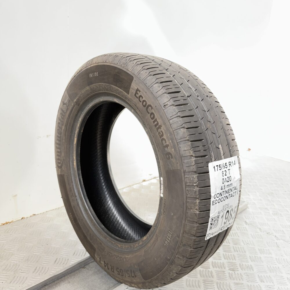 Pneumatico Usato 175 65 R14 82T Continental EcoContact 6 Estivo | Gomme Usate | PrimaGomme.it Pneumatico usato 175 65 R14 Continental EcoContact 6 - foto 4