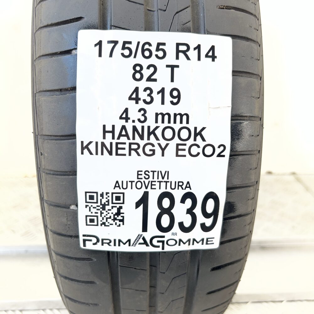 Pneumatico Usato 175 65 R14 82T HANKOOK Kinergy Eco2 Estivo | Gomme Usate | PrimaGomme.it Pneumatico usato 175 65 R14 HANKOOK Kinergy Eco2 - foto 7