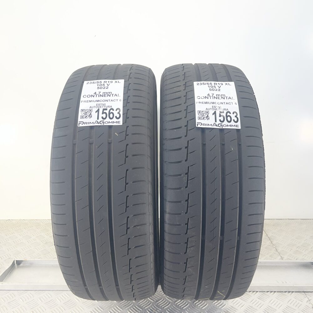 Gomme Usate 235 55 R19 XL 105V Continental PremiumContact 6 67% Estive | Gomme Usate | PrimaGomme.it Gomme Usate 235 55 R19 XL 105V Continental PremiumContact 6 67% Estive