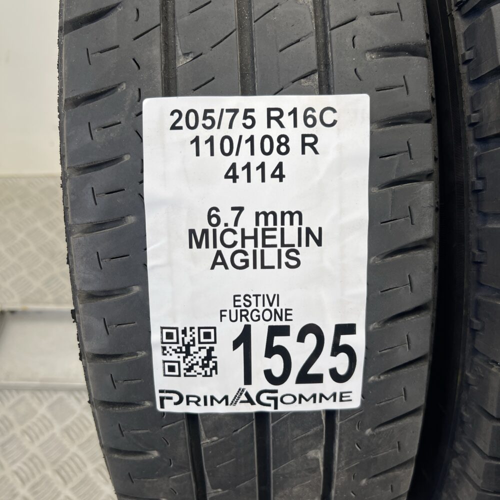 Gomme Usate 205 75 R16C 110/108R Michelin Agilis 96% Estive | Gomme Usate | PrimaGomme.it Gomme Usate 205 75 R16C 110/108R Michelin Agilis 96% Estive - immagine 8