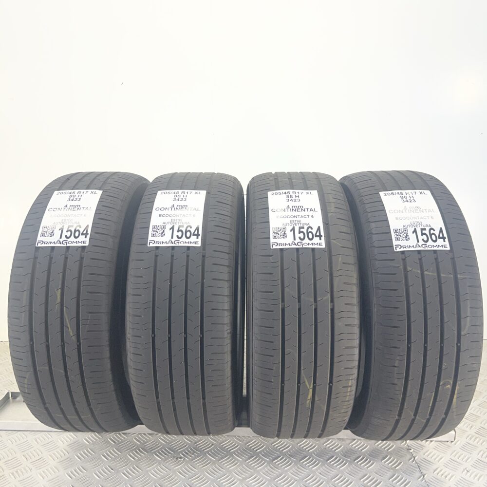 Gomme Usate 205 45 R17 88H Continental Ecocontact 6 Estive | Gomme Usate | PrimaGomme.it Gomme Usate 205 45 R17 88H Continental Ecocontact 6 Estive
