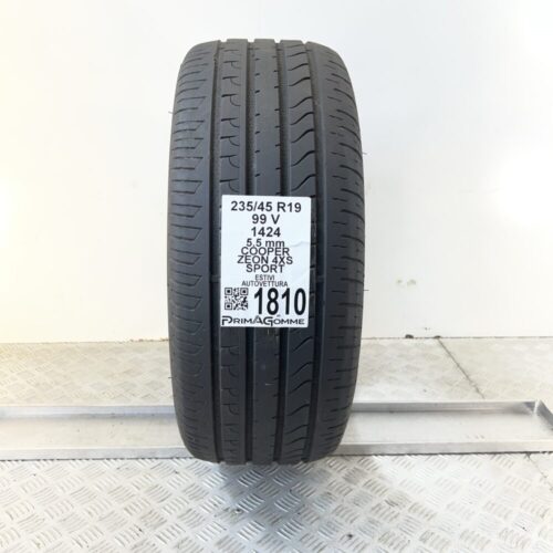 Pneumatico Usato 235 45 R19 99V COOPER Zeon 4XS Sport 79% Estivo