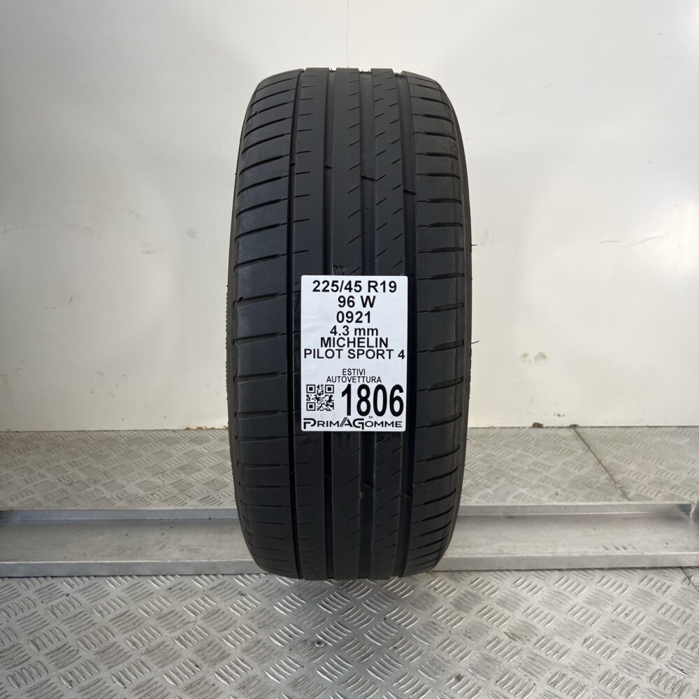 Pneumatico Usato 225 45 R19 96W MICHELIN Pilot Sport 4 Estivo | Gomme Usate | PrimaGomme.it Pneumatico usato 225 45 R19 MICHELIN Pilot Sport 4 - foto 6