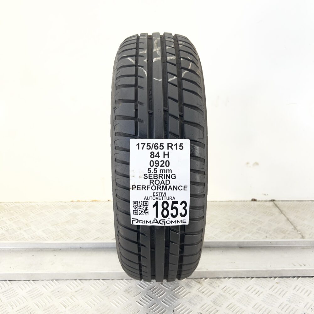 Pneumatico Usato 175 65 R15 84H SEBRING Road Performance 79% Estivo | Gomme Usate | PrimaGomme.it Pneumatico usato 175 65 R15 SEBRING Road Performance - foto 6