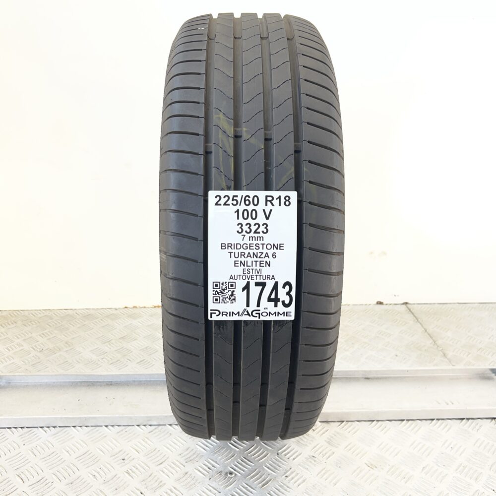 Pneumatico Usato 225 60 R18 100V BRIDGESTONE Turanza 6 Enliten 100% Estivo | Gomme Usate | PrimaGomme.it Pneumatico usato 225 60 R18 BRIDGESTONE Turanza 6 Enliten - foto 6