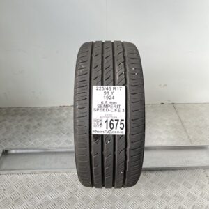Pneumatico Usato 225 45 R17 91Y Semperit Speed-Life 3 93% Estivo