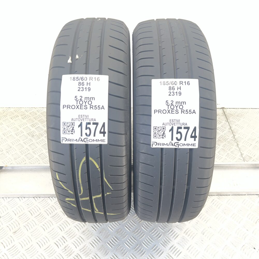 Gomme Usate 185 60 R16 86H Toyo Proxes R55A 74% Estive | Gomme Usate | PrimaGomme.it Gomme Usate 185 60 R16 86H Toyo Proxes R55A 74% Estive